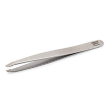 Load image into Gallery viewer, Regine Switzerland Slant Tweezer - Handmade in Switzerland - Professional Eyebrow, Facial &amp; Hair Remover - Etched Interior Tip to Grab Hair From the Root - Perfectly Aligned Tips - Stainless Steel
