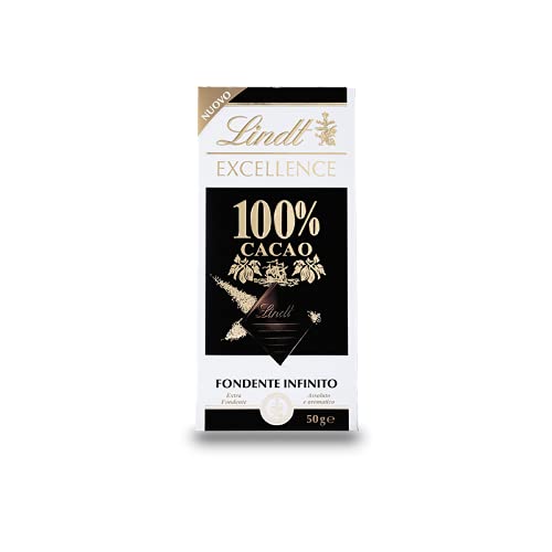 Lindt Excellence 100% Cacao Dark Chocolate Bar 50g