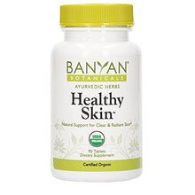 Load image into Gallery viewer, Banyan Botanicals Healthy Skin - USDA Certified Organic - 90 Tablets - Daily Supplement for Radiant, Flawless Skin*
