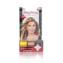 Load image into Gallery viewer, Mia Bling String - Gold and Blonze Model No. 00260 - 2 Spools + 10 Snap Clips
