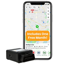 Load image into Gallery viewer, MOTOsafety OBD GPS Car Tracker, Hidden Vehicle Tracker and Monitoring System with Real Time Location GPS Reports, For Auto, Adults, Fleet, Parents, Teen, Elderly, 4G with Phone App, ONE MONTH INCLUDED
