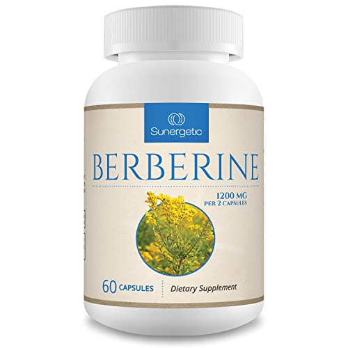 Premium Berberine Supplement - 1200mg of Berberine Per Serving - Berberine HCL Supplement Non-GMO - Immune & Cardiovascular Support- 60 Berberine Capsules