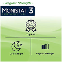 Load image into Gallery viewer, Monistat 3-Day Yeast Infection Treatment Suppositories + Itch Relief Cream, 7 Piece Set
