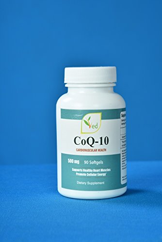 Co Enzyme Q10 500mg 90 Capsules (Softgels) GMP Guaranteed Quality