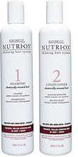 Load image into Gallery viewer, Nutri-ox Thinning Hair System for Chemically Treated W/12oz Shampoo, 12oz Conditioner
