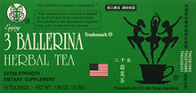 Load image into Gallery viewer, 3 Ballerina Diet Tea Extra Strength for Men and Women (6 Boxes x 18 Bags)
