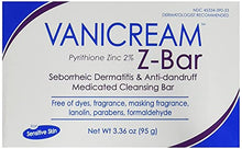 Load image into Gallery viewer, Vanicream Z-Bar | Medicated Cleansing Bar for Sensitive Skin | Maximum OTC Strength Zinc Pyrithione 2% | Helps Relieve Itching, Redness, and Flaking | 3.53 Ounce
