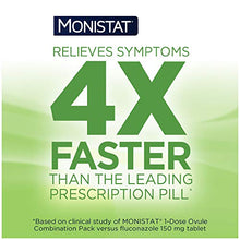 Load image into Gallery viewer, Monistat 3-Day Yeast Infection Treatment Suppositories + Itch Relief Cream, 7 Piece Set
