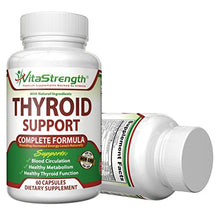 Load image into Gallery viewer, Thyroid Support - Complete Formula to Help Weight Loss &amp; Improve Energy with Bladderwrack, Kelp, B12 &amp; More- Thyroid Energy: Boost T4 to T3 Supplement
