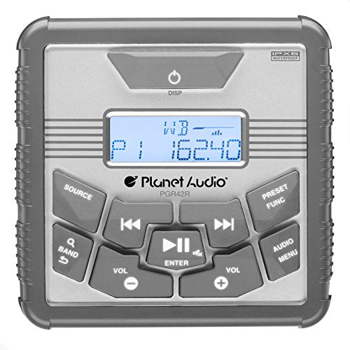 Planet Audio Weatherproof Marine Gauge Receiver