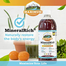 Load image into Gallery viewer, Maximum Living MineralRich Plus Aloe Minerals Supplement - 32oz
