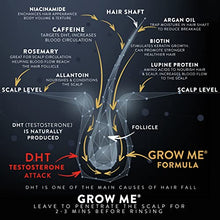 Load image into Gallery viewer, Watermans Grow Me Hair Growth Shampoo, UK Made - Sulphate Free, Vegan, Caffeine, Biotin, Argan Oil, Allantoin, Rosemary. Helps with hair growth, hair loss problems, Increase the look of hair density f
