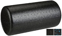 Load image into Gallery viewer, AmazonBasics High-Density Round Foam Roller | 12-inches, Black
