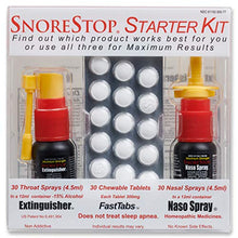 Load image into Gallery viewer, Snore Stop Starter Kit I Natural Anti-Snoring Solution I Snore Relief I Stop Snoring Aid I Sleep Remedy I Device Free I Helps Stop Snores I Anti-Snore Spray Tablets I Snore Stopper
