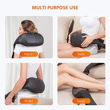 Load image into Gallery viewer, Snailax Shiatsu Neck and Shoulder Massager - Back Massager with Heat, Deep Kneading Electric Massage Pillow for Neck, Back, Shoulder,Foot Body
