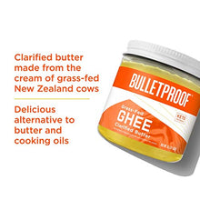 Load image into Gallery viewer, Grass Fed Ghee, 13.5 Oz, Bulletproof 100% Grass Fed, Pasture Raised Clarified Butter Fat, Keto, Paleo, Lactose Free, Casein Free, Non-GMO
