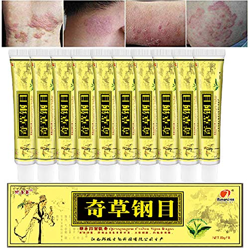 10pcs Dermatitis, Inflammation and Rashes,Face Cream, Body Cream, Anti-Itch Cream External Use Only