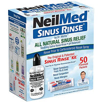 NeilMed Original Sinus Rinse Kit with 60 Premixed Sachets